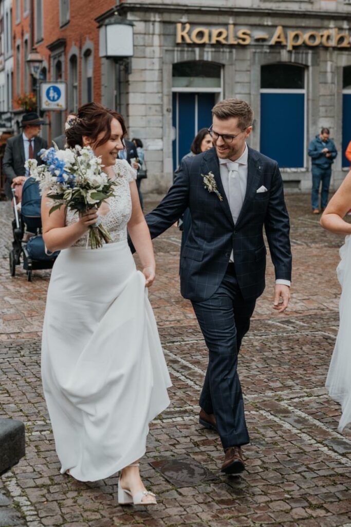 White Concepts Braut Yulia in ihrem Brautkleid von Anais Anette